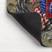 82e Airborne Fort Bragg Camo Mousepad Muismat (Hoek)