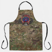 82e Airborne Fort Bragg Camo Schort (Voorkant)