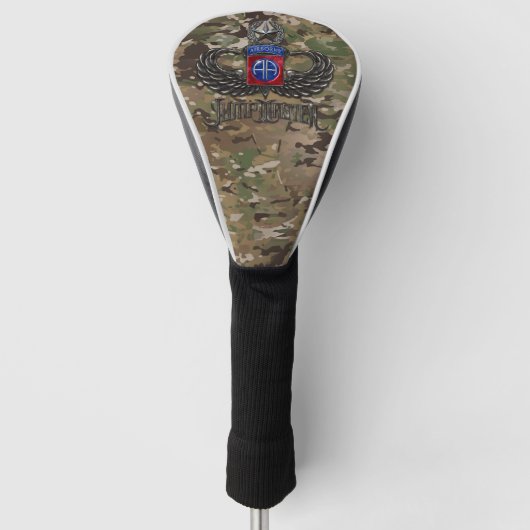 82e Airborne Jumpmaster Camo Golfheadcover (Voorkant)
