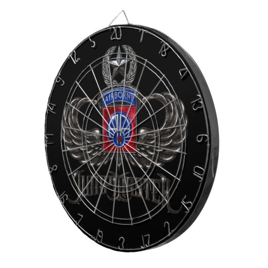 82e Airborne Jumpmaster Dartbord (Voorkant Rechts)