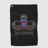 82e Airborne Jumpmaster Golfhanddoek (Voorkant)