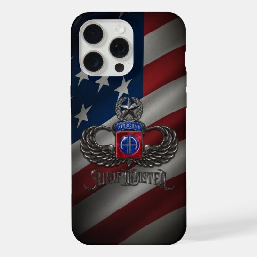 82e Airborne Jumpmaster iPhone Hoesje (Achterkant)