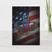 82e Airborne Jumpmaster Kaart (Voorkant)