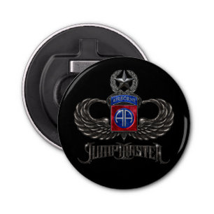 82e Airborne Jumpmaster magnetische flesopener Button Flesopener