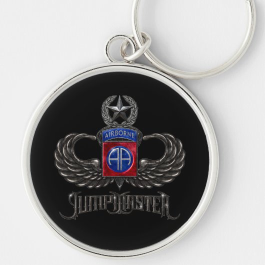 82e Airborne Jumpmaster Sleutelhanger (Voorkant)