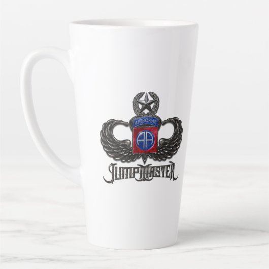 82e Airborne Jumpmaster White Latte Mok (Links)