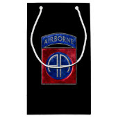82e Airborne Jumpmaster Zwart Klein Cadeauzakje (Achterkant)