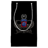 82e Airborne Jumpmaster Zwart Klein Cadeauzakje (Voorkant)