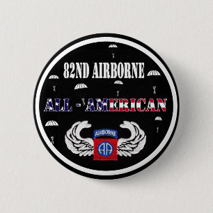 82e airborne Pin Ronde Button 5,7 Cm