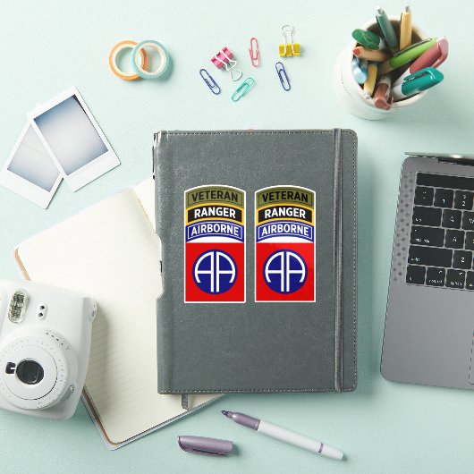 82e Airborne Ranger Veteraan Tab Patch Sticker (iPad Cover)