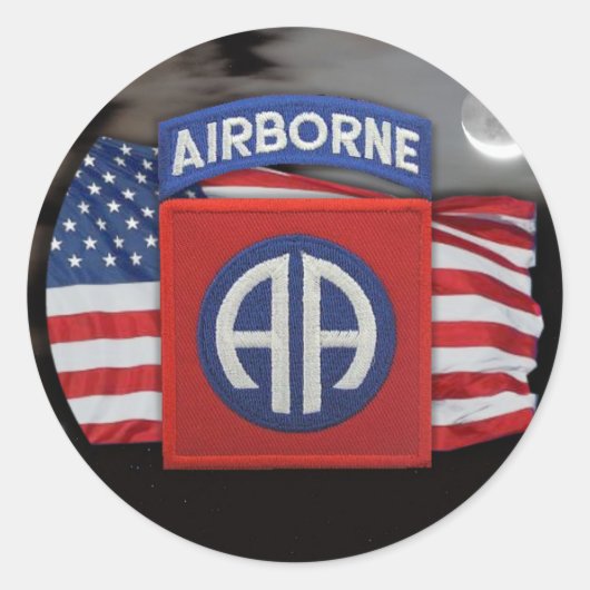 82e airborne scrapbooking veteranen irak Sticker (Voorkant)