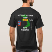 82e Airborne Vietnam T-Shirt (Achterkant)