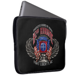 82e Airborne zwarte 15-inch laptophoes Laptop Sleeve