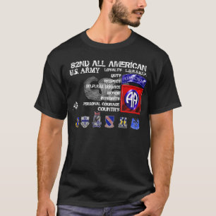 82e Amerikaanse T-shirt