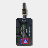 82e bagagelabel voor patches in de luchtafdeling (Voorkant verticaal)