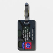 82e bagagelabel voor patches in de luchtafdeling (Achterkant verticaal)