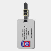 82e bagagelabel voor patches in de luchtafdeling (Voorkant verticaal)