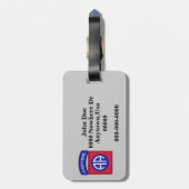 82e bagagelabel voor patches in de luchtafdeling (Achterkant verticaal)