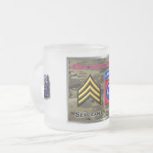 82e brigadier van de Luchtvaartdivisie Matglas Koffiemok (Voorkant links)