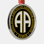 82e Casual patch voor alle Amerikaanse Airborne Ra Metalen Ornament (Rechts)