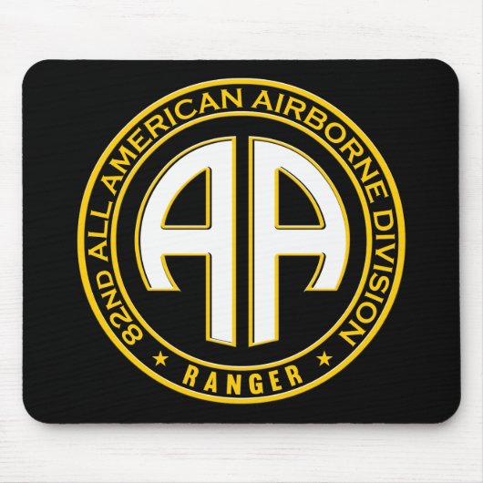 82e Casual patch voor alle Amerikaanse Airborne Ra Muismat (Voorkant)