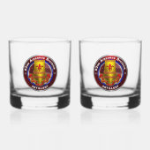 82e divisie Artillerie-brigade Whisky Glas (Voorkant)