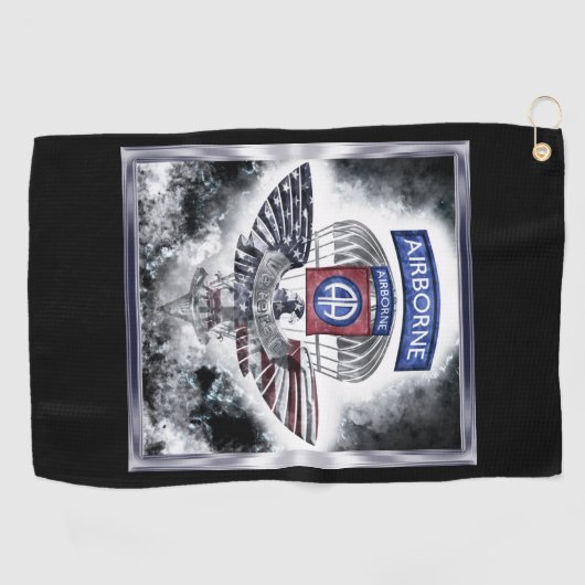82e explosief ontwerp van de luchtdivisie golfhanddoek (Horizontaal)