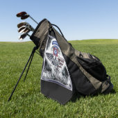 82e explosief ontwerp van de luchtdivisie golfhanddoek (Groen)