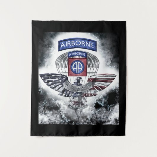 82e explosief ontwerp van de luchtdivisie wandkleed (Voorkant)