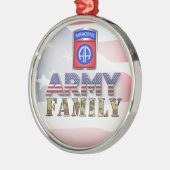 82e familie van de Airborne Division Army Metalen Ornament (Links)
