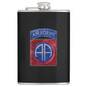 82e in de lucht gewikkelde vinylfles heupfles (Voorkant)