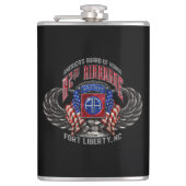 82e in de lucht gewikkelde vinylfles heupfles (Voorkant)