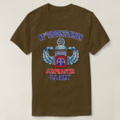 82e Jumpmaster Master Jump Wings T-shirt (Design voorkant)