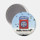 82e koelkast van het luchtleger Magnet veteraan (Voorkant / Achterkant)