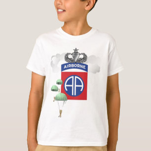82e luchtbrug, paratroopers, hogere sprongen t-shirt