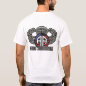 82e luchtbrug van Bragg Paratroopers T-shirt (Achterkant)