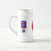 82e luchtdivisie-Antiek ontwerp Bierpul (Links)