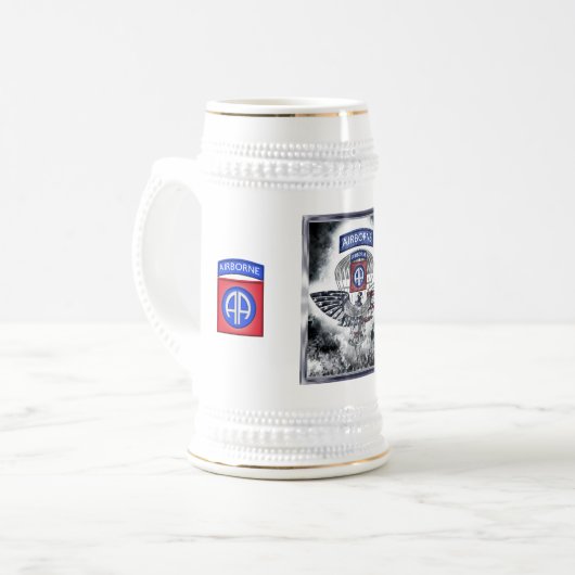 82e luchtdivisie Ontplofbaar omhuld ontwerp Bierpul (Voorkant links)