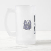 82e luchtdivisie Ontplofbaar omhuld ontwerp Matglas Bierpul (Links)