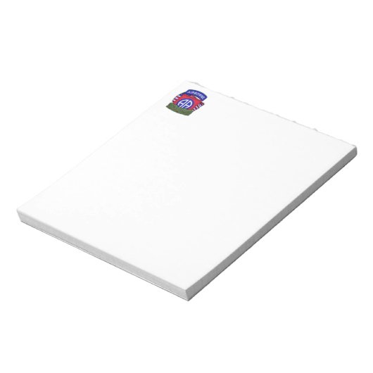 82e luchtdivisie oorlogsveteranen Notitieblok vete (Linkerzijde)