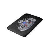 82e luchtdivisie "Verrijkte schedel" — Spronvleuge Badmat (Gekanteld)