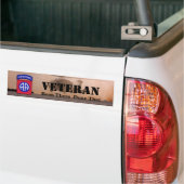 82e luchtdivisie veteranen bumpersticker (Op Truck)