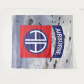 82e LUCHTLAANDIENSTDIVISIE FOTOBACKGROUND 2 Wandkleed (Voorkant (horizontaal))