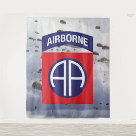 82e LUCHTLAANDIENSTINGSDIVISIE Achtergrond foto 2 Wandkleed