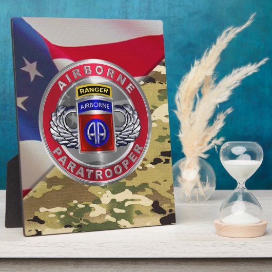 82e Luchtlandingdivisie Ranger Fotoplaat (Zijkant)