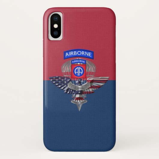 82e Luchtlandingdivisie Veteraan Case-Mate iPhone Case (Achterkant)
