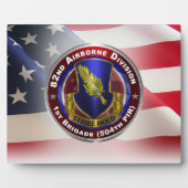 82e Luchtlandingsdivisie 1e Brigade Fotoplaat (Voorkant)