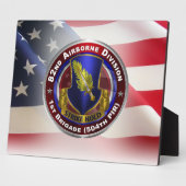 82e Luchtlandingsdivisie 1e Brigade Fotoplaat (Zijkant)