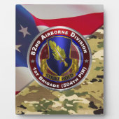 82e Luchtlandingsdivisie 1e Brigade Fotoplaat (Voorkant)