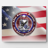 82e Luchtlandingsdivisie 3e Brigade Fotoplaat (Voorkant)